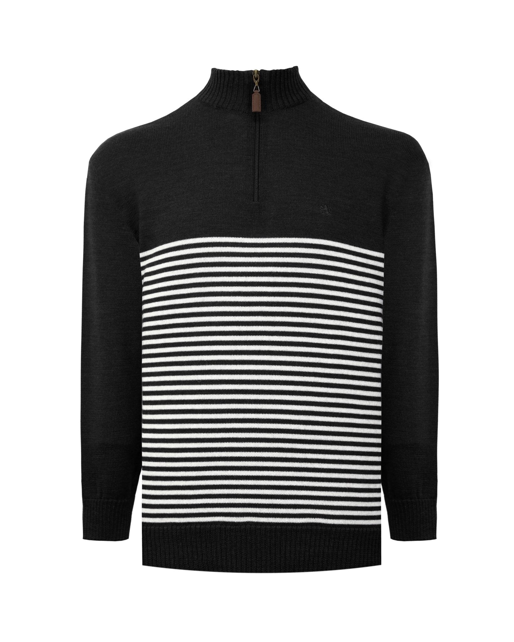 Manchester Suéter Cuello Mock Zipper Lana - Acrílico - Manchester