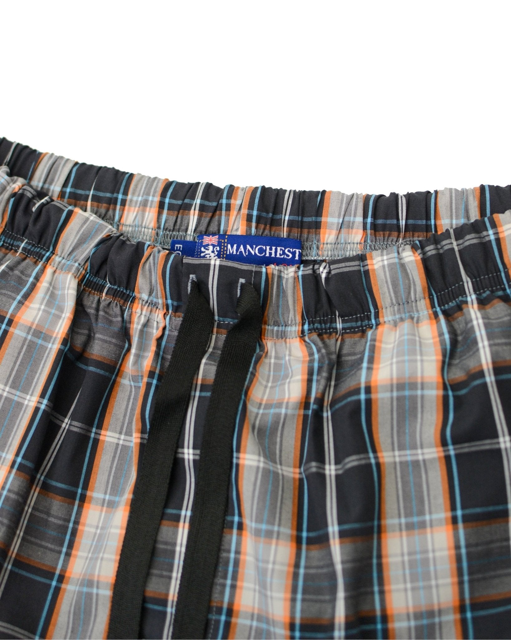 Manchester Short de Pijama Poliéster y Algodón color negro para hombre