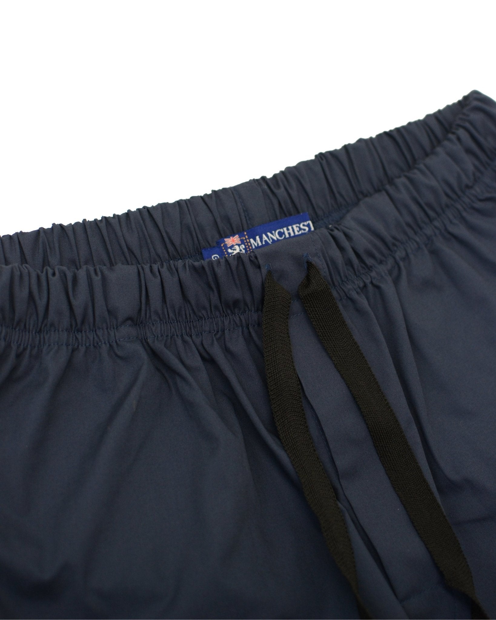 Manchester Short de Pijama Color Sólido Algodón y Poliéster color acero para hombre