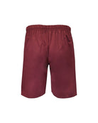 Manchester Short de Pijama Color Sólido Algodón y Poliéster color guindo para hombre