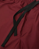 Manchester Short de Pijama Color Sólido Algodón y Poliéster color guindo para hombre