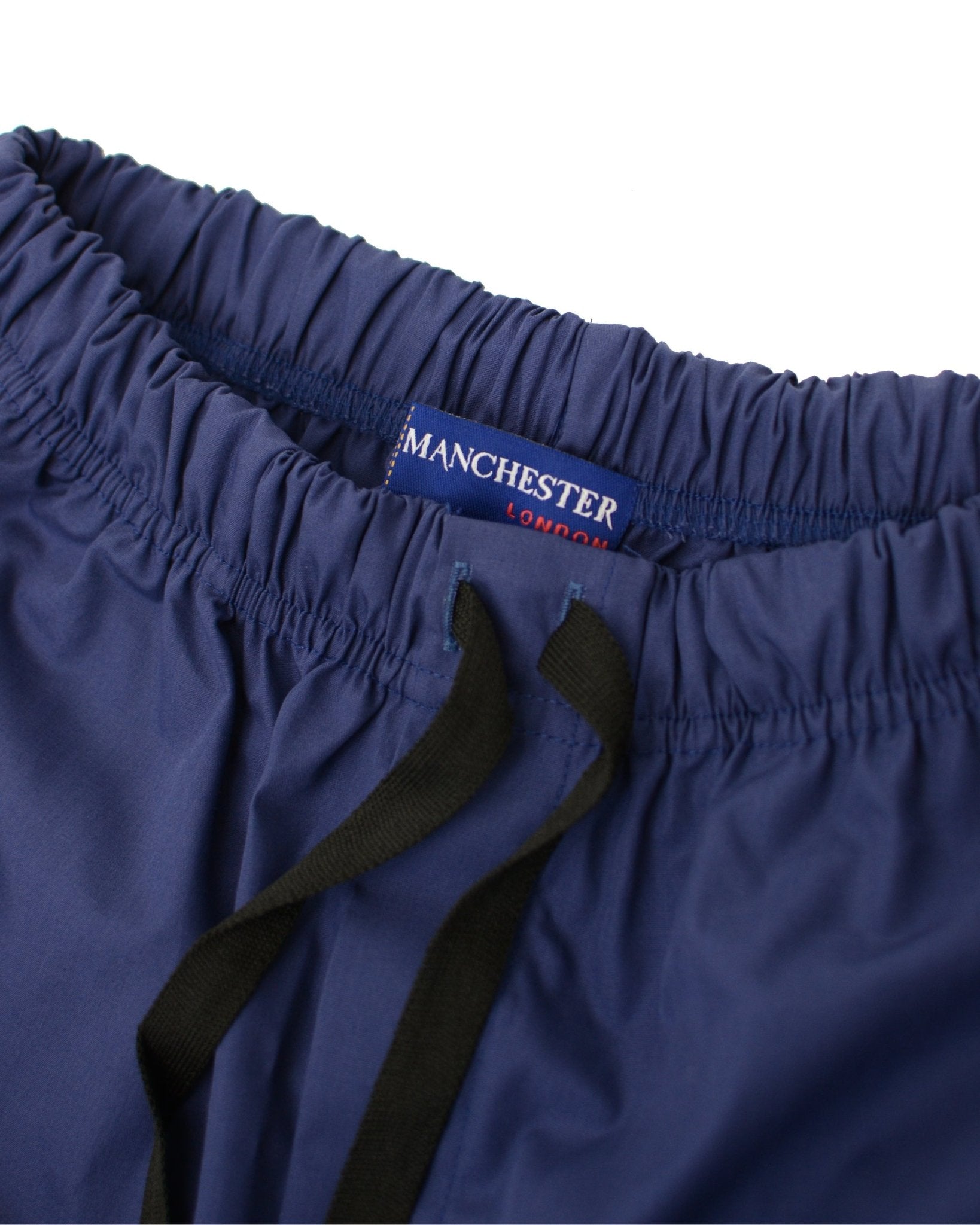 Manchester Short de Pijama Color Sólido Algodón y Poliéster color marino para hombre