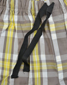 Manchester Short de Pijama Cuadros 100% Algodón color beige para hombre