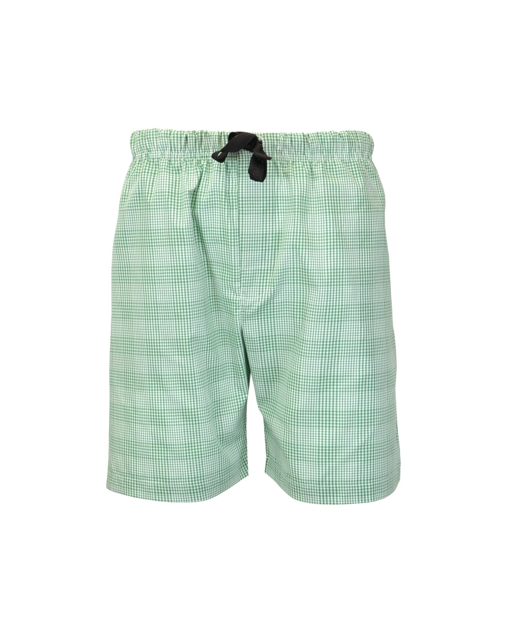 Manchester Short de Pijama Cuadros Verde color verde para hombre