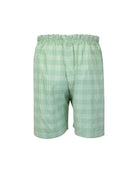 Manchester Short de Pijama Cuadros Verde color verde para hombre