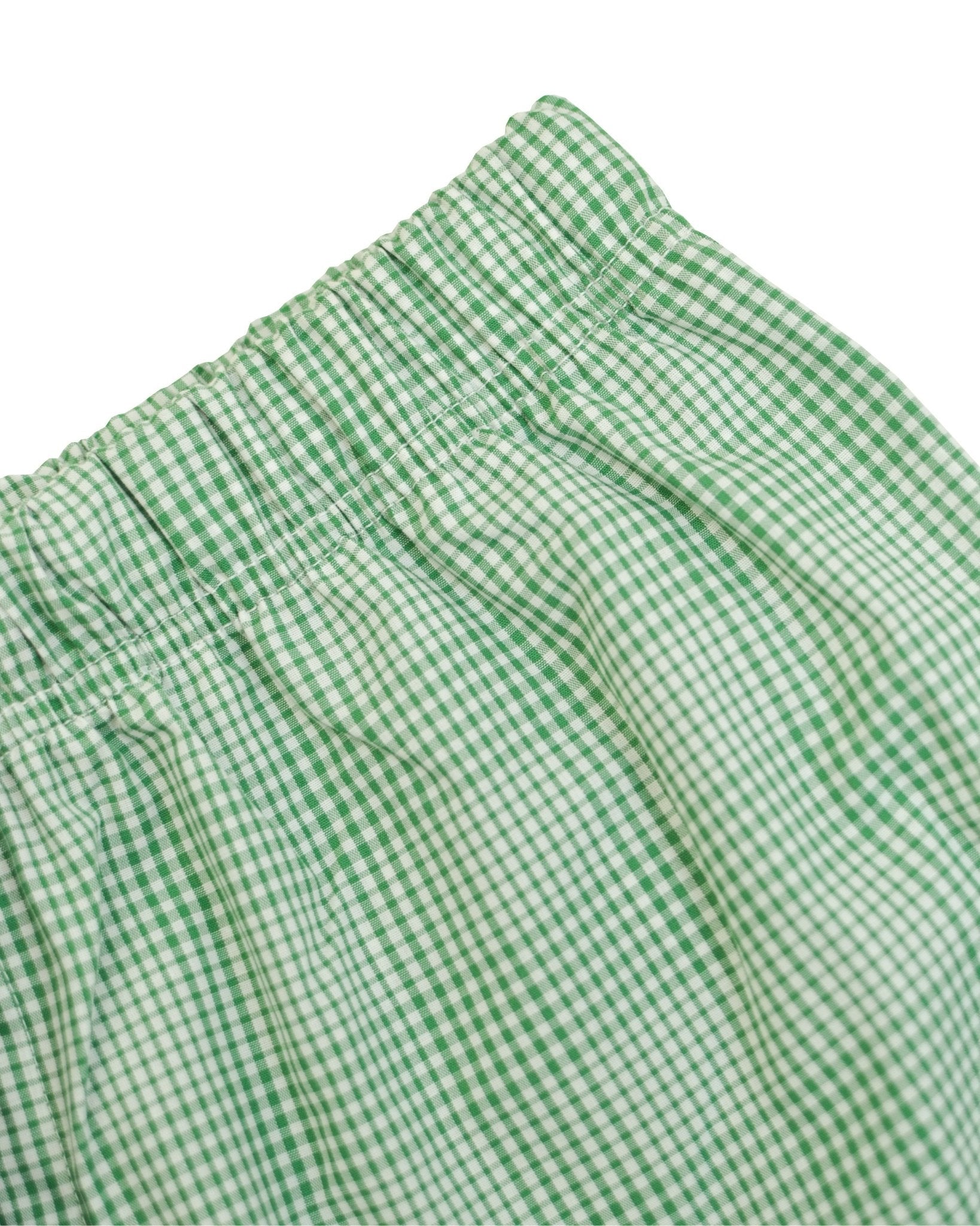 Manchester Short de Pijama Cuadros Verde color verde para hombre