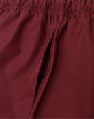 Manchester Pantalón de Pijama con Bolsillos Algodón y Poliéster color guindo para hombre