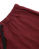 Manchester Pantalón de Pijama con Bolsillos Algodón y Poliéster color guindo para hombre