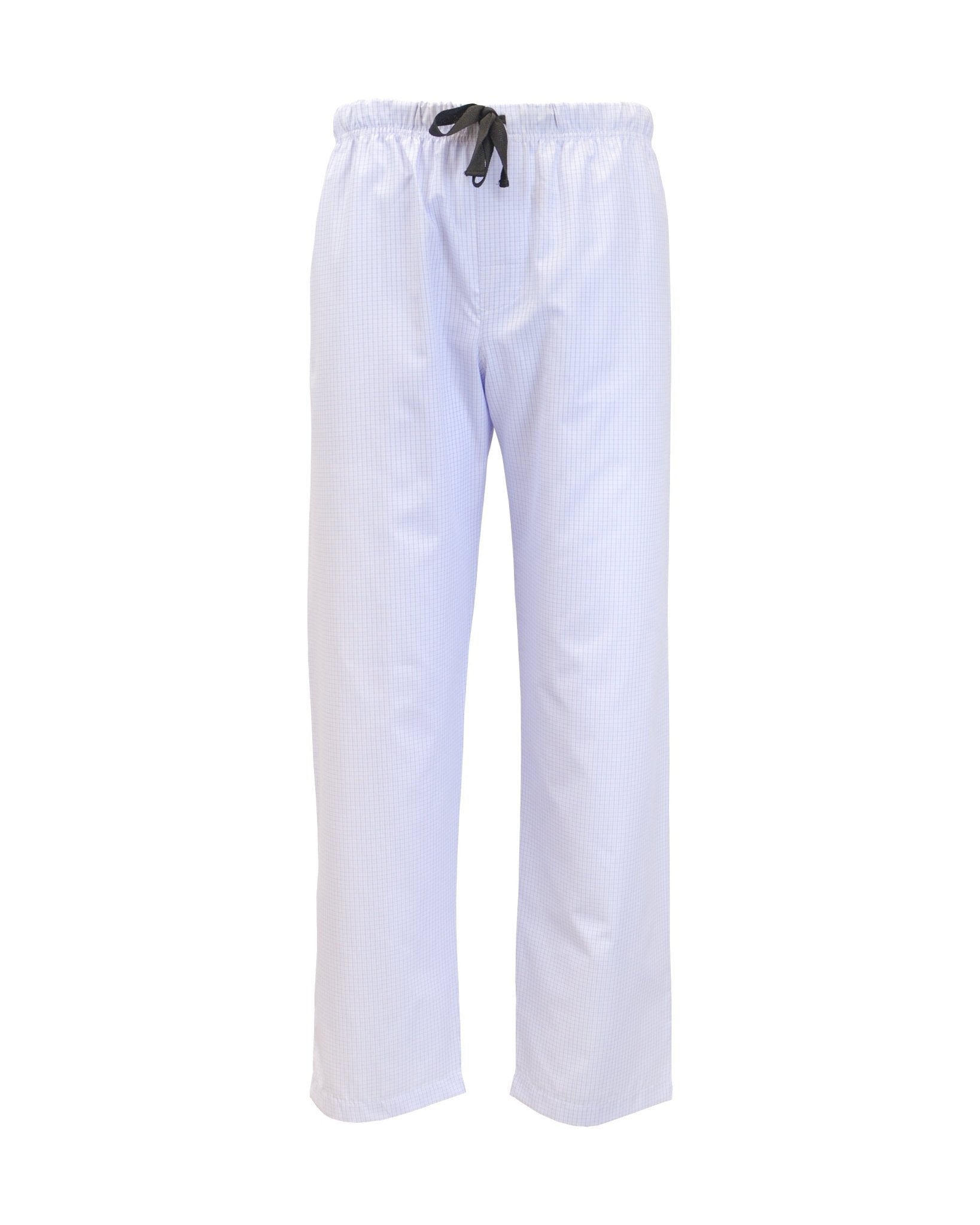 Manchester Pantalón de Pijama Líneas de Cuadrícula color lavanda para hombre