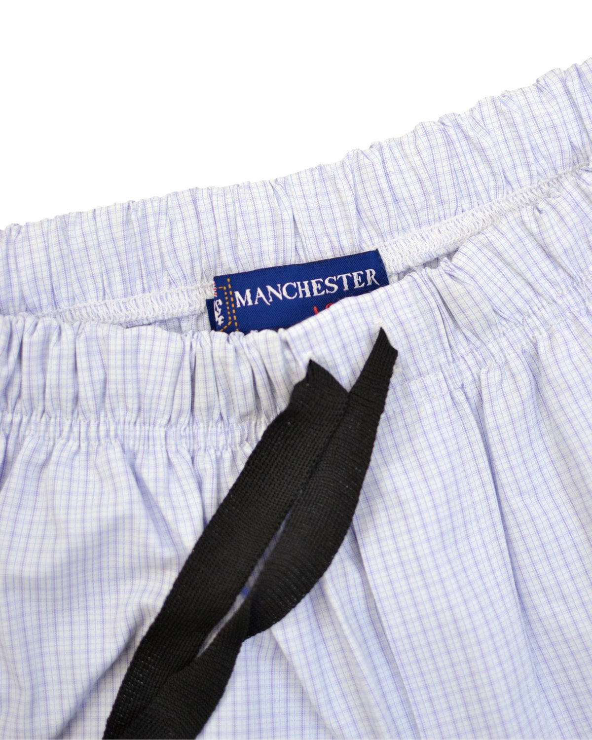 Manchester Pantalón de Pijama Líneas de Cuadrícula color lavanda para hombre