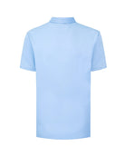Manchester Performance Playera Polo Slim Fit color cielo para hombre