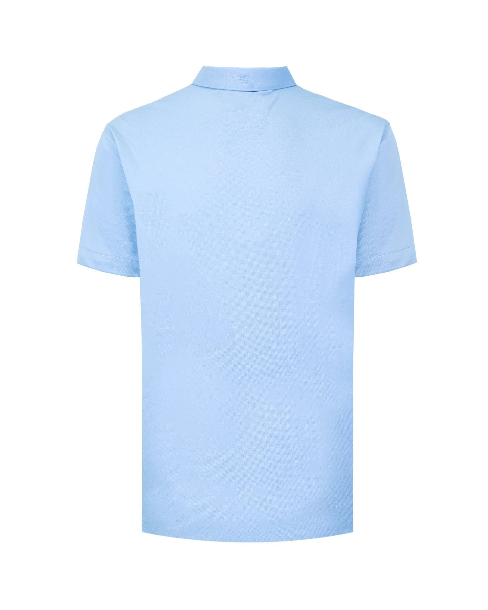 Manchester Performance Playera Polo Slim Fit color cielo para hombre