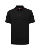 Manchester Performance Playera Polo Slim Fit color negro para hombre