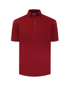 Manchester Performance Playera Polo color guindo para hombre