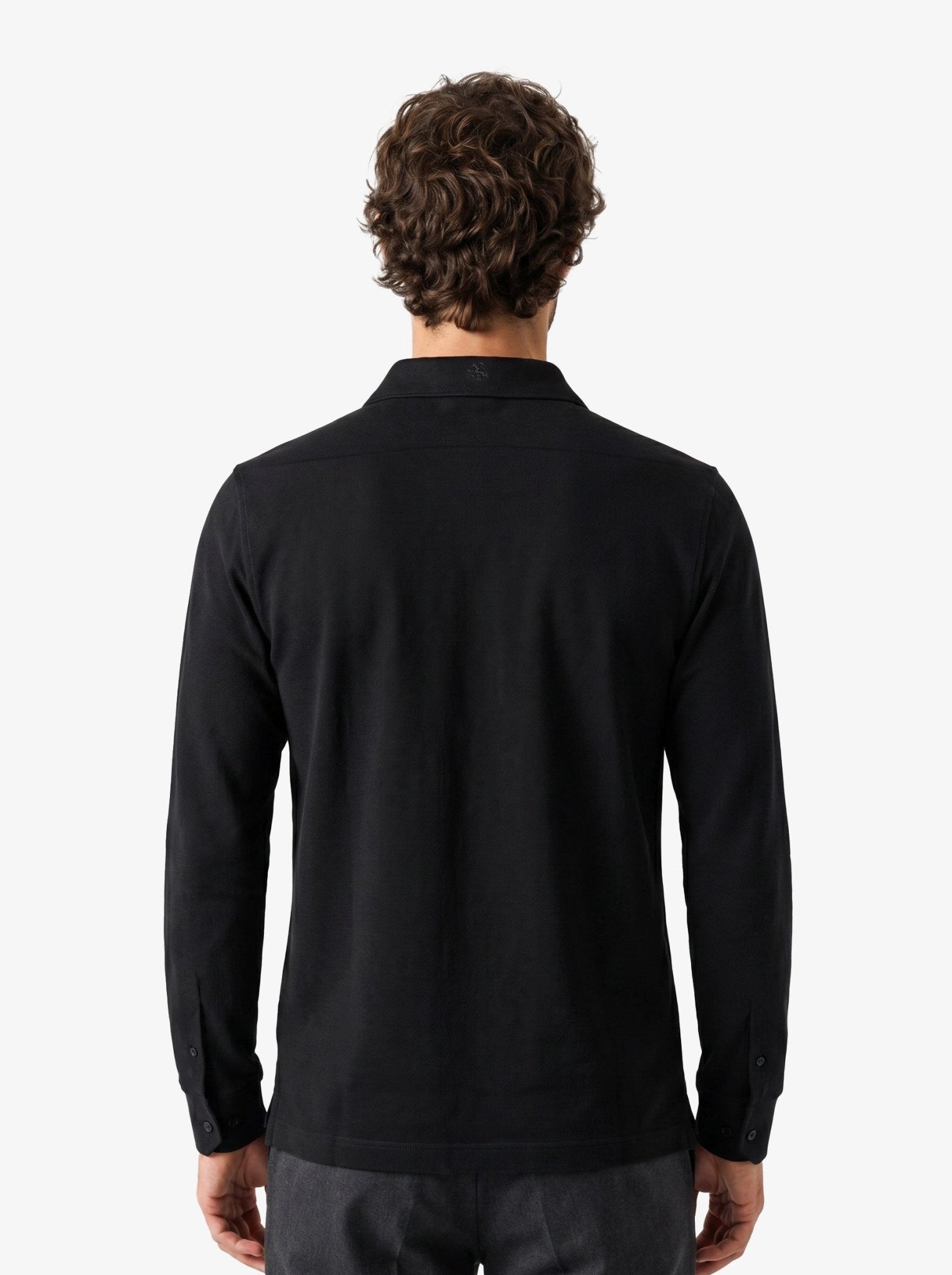 Manchester Performance Camisa Casual Slim Fit color negro para hombre