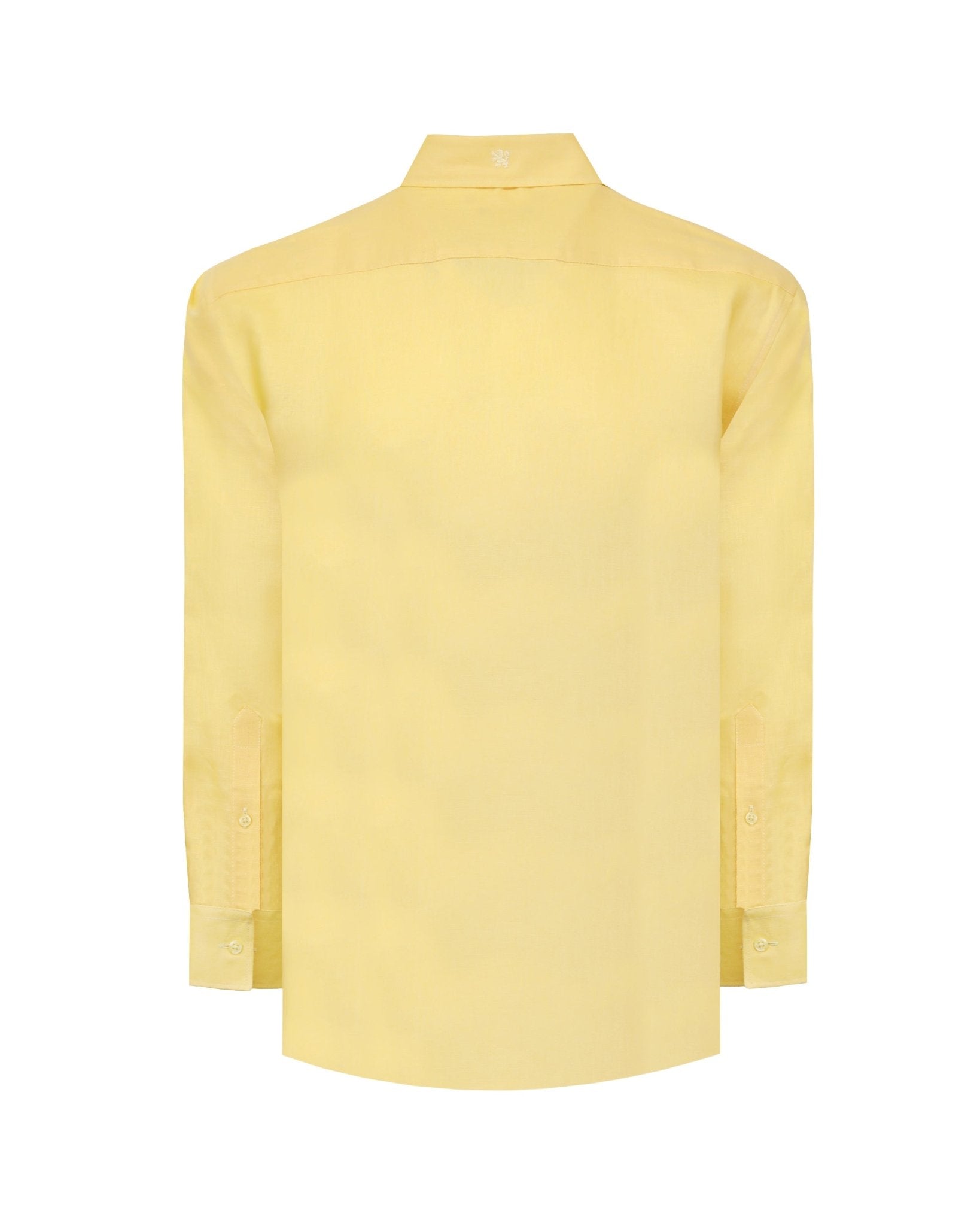 Manchester Guayabera sin Bolsas Slim Fit con Puño Convertible de Lino - Manchester