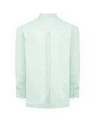Manchester Guayabera Lisa Big and Tall Algodón y Poliéster color menta para hombre
