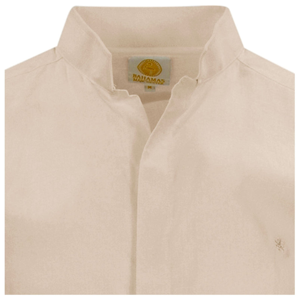 Guayabera Cuello Mao Sin Bolsas - Mezcla Lino - Manchester