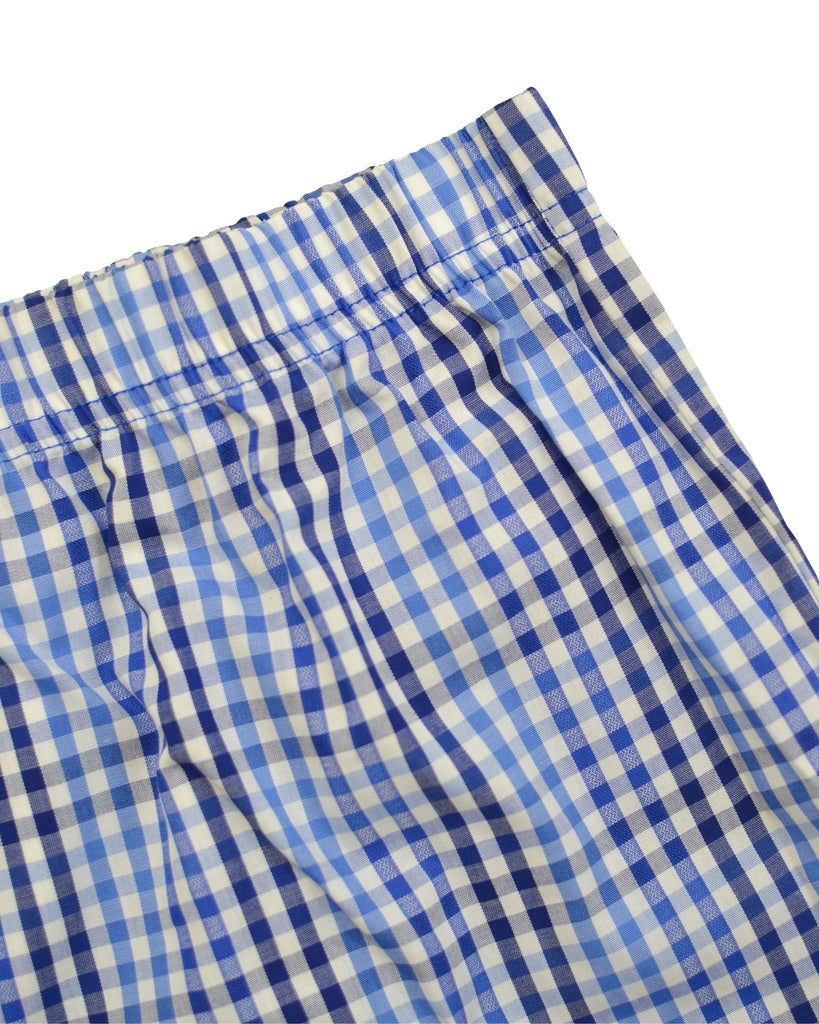 Manchester Boxer Cuadros Azul 100% Algodón - Manchester