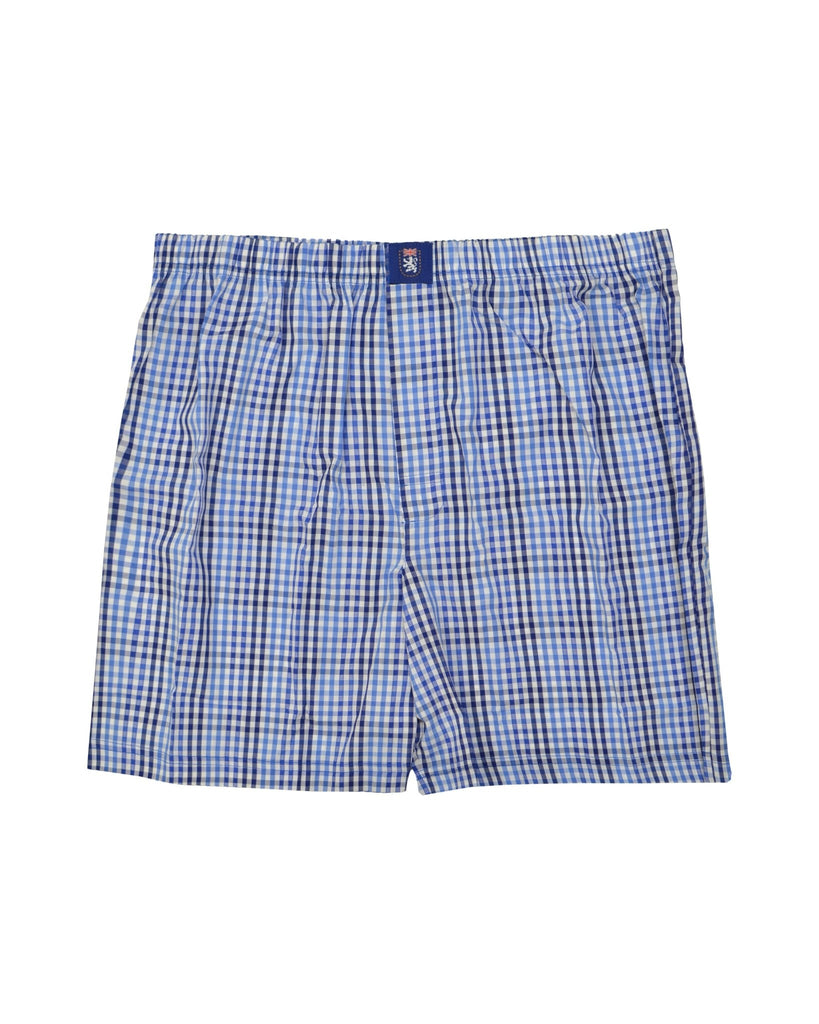 Manchester Boxer Cuadros Azul 100% Algodón - Manchester