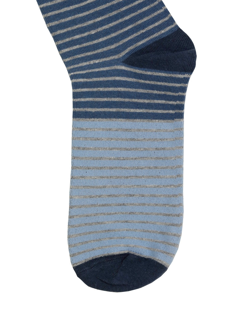 Manchester Calcetin Largo Azul Gris - Manchester