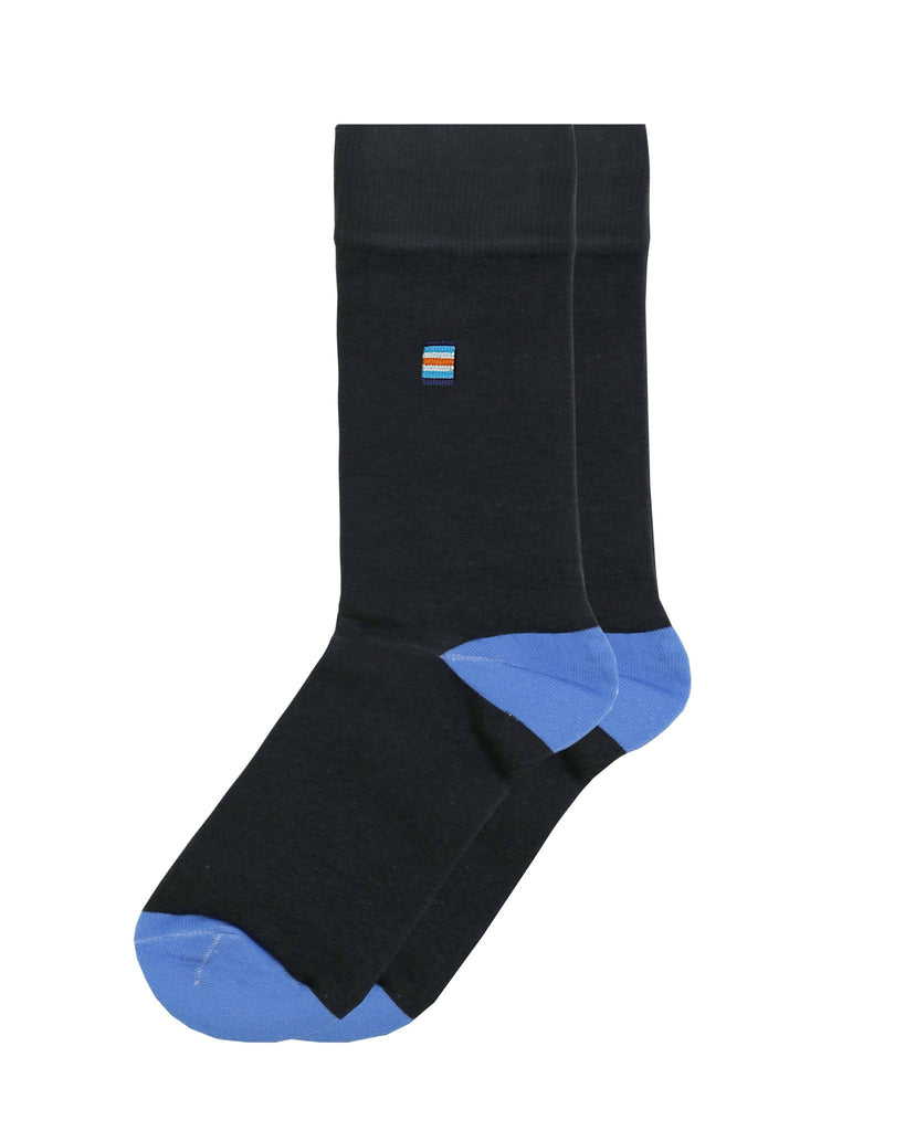 Manchester Calcetin Largos Negro Azul - Manchester