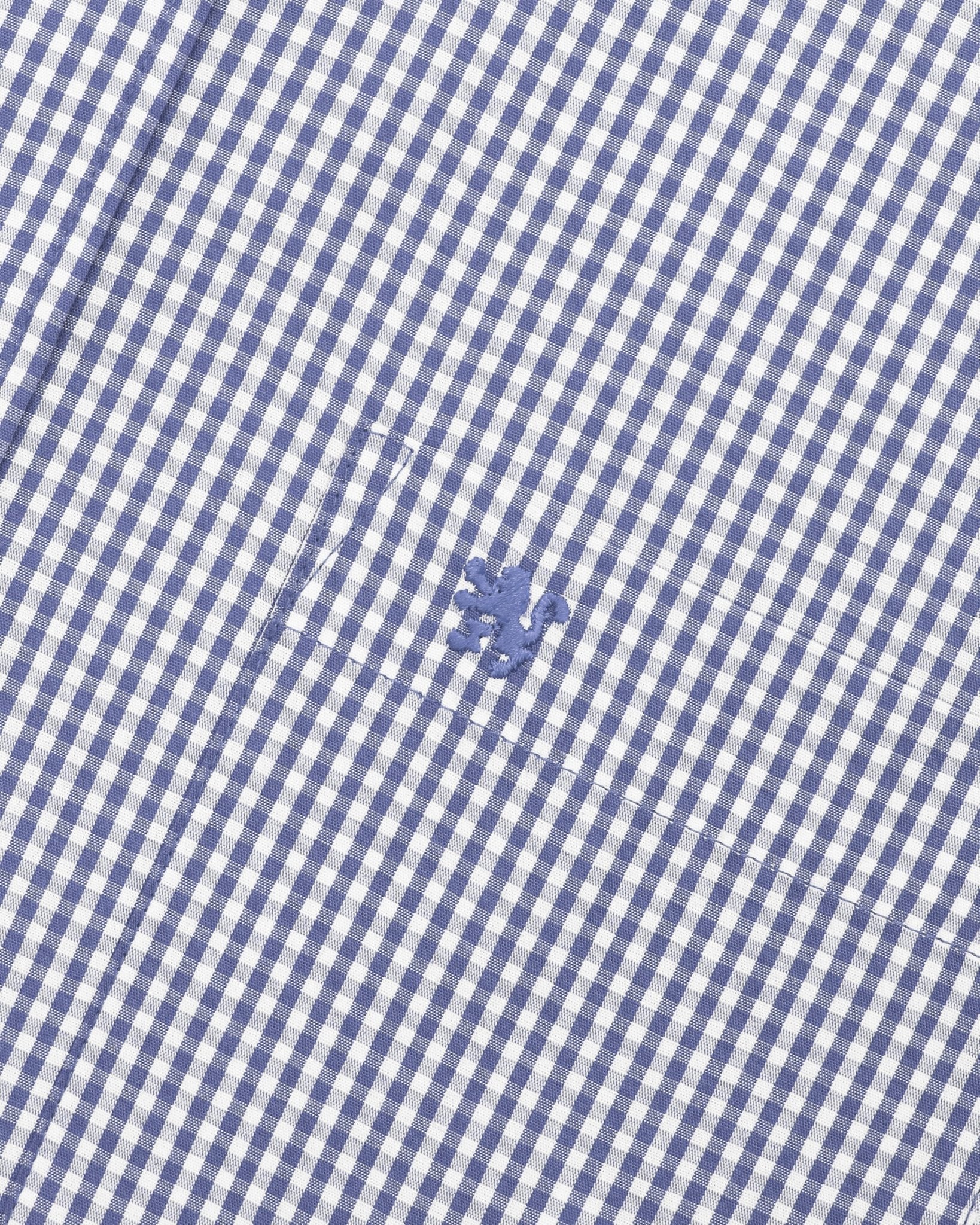 Manchester Camisa Button Down Cuadritos Vichy - Manga Corta - Manchester