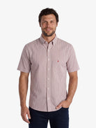 Manchester Camisa Button Down Cuadros - Manga Corta - Manchester