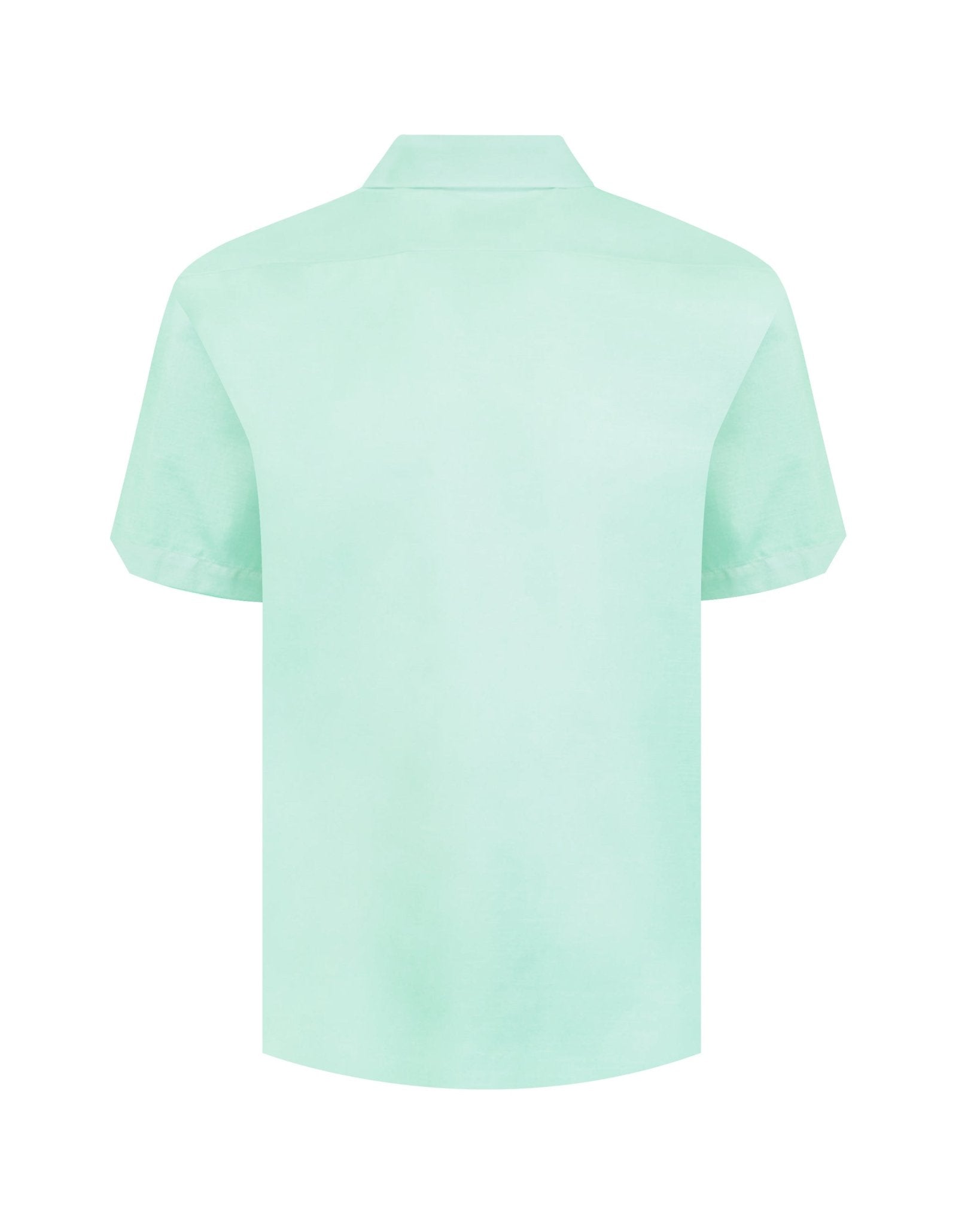 Manchester Camisa Casual Algodón y Poliéster color menta para hombre