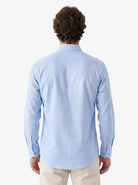 Manchester Camisa Casual Algodón y Poliéster color cielo para hombre