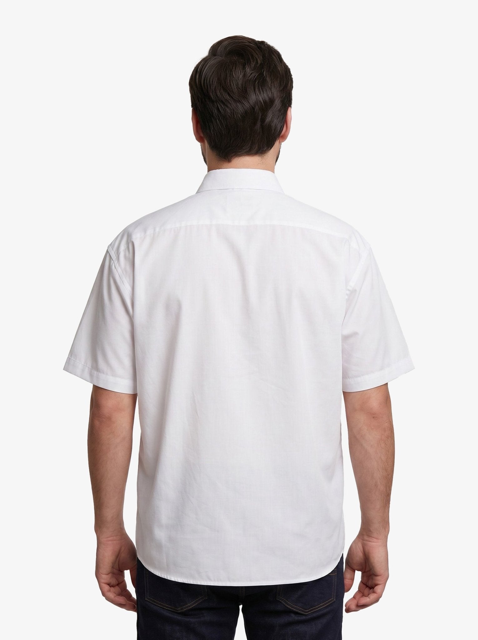 Manchester Camisa Casual Big and Tall Algodón y Poliéster Manga Corta - Manchester