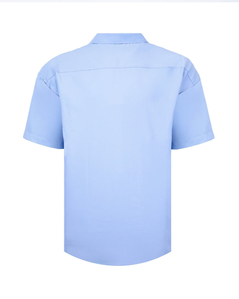 Manchester Camisa Casual Big and Tall Algodón y Poliéster Manga Corta - Manchester