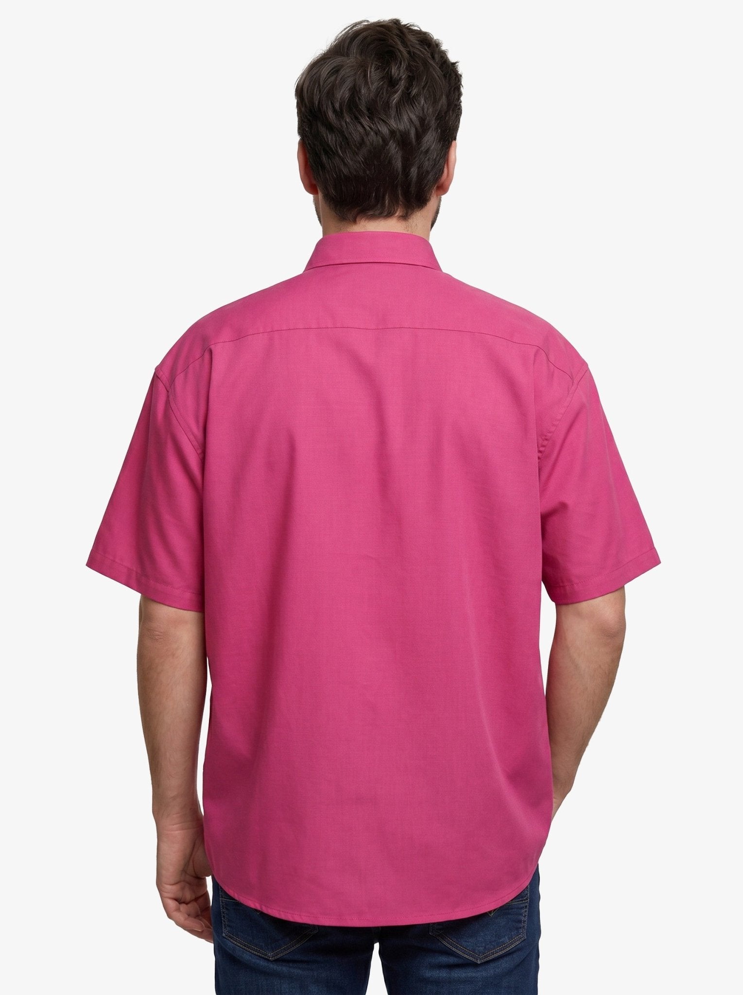 Manchester Camisa Casual Big and Tall Algodón y Poliéster Manga Corta - Manchester