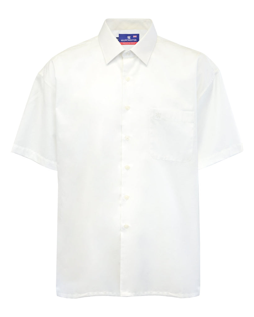 Manchester Camisa Casual Big and Tall Algodón y Poliéster Manga Corta - Manchester