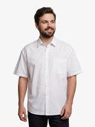 Manchester Camisa Casual Big and Tall Algodón y Poliéster Manga Corta - Manchester