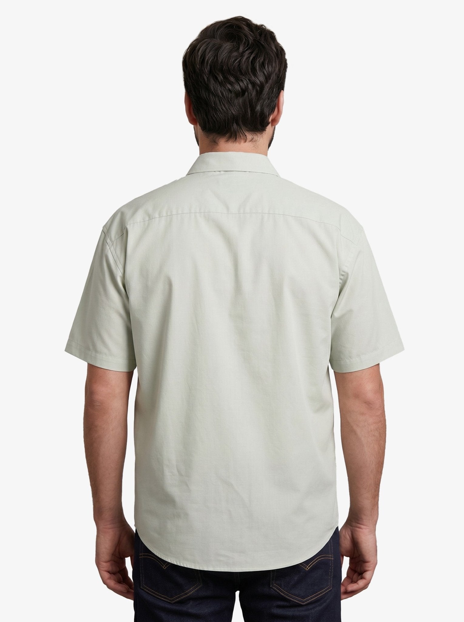 Manchester Camisa Casual Big and Tall Algodón y Poliéster Manga Corta - Manchester
