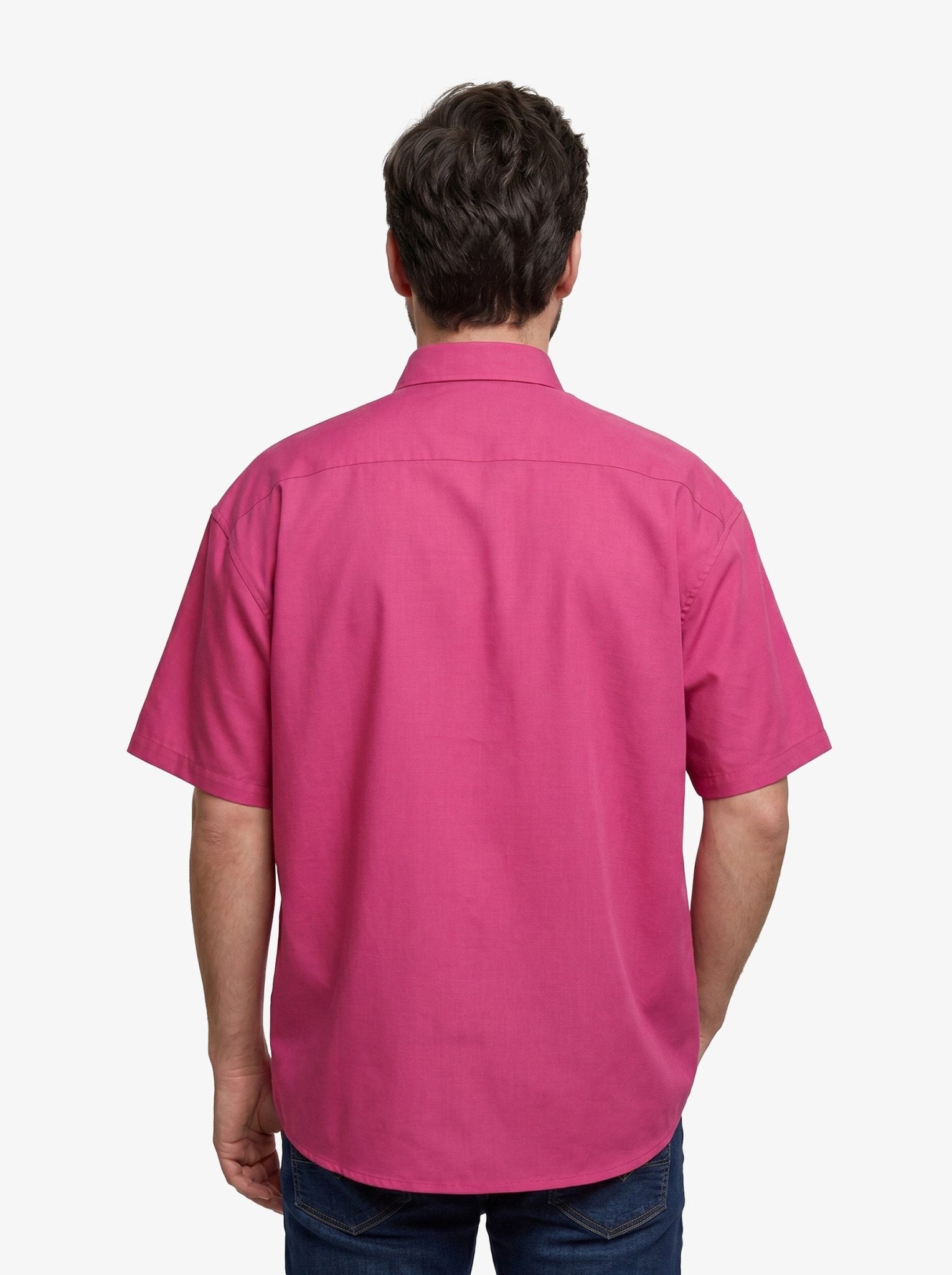 Manchester Camisa Casual Big and Tall Algodón y Poliéster Manga Corta - Manchester