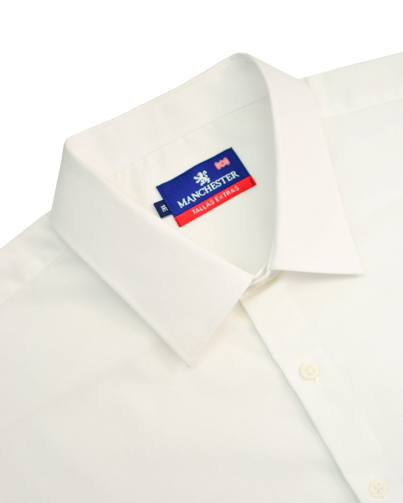 Manchester Camisa Casual Big and Tall Algodón y Poliéster Manga Corta - Manchester