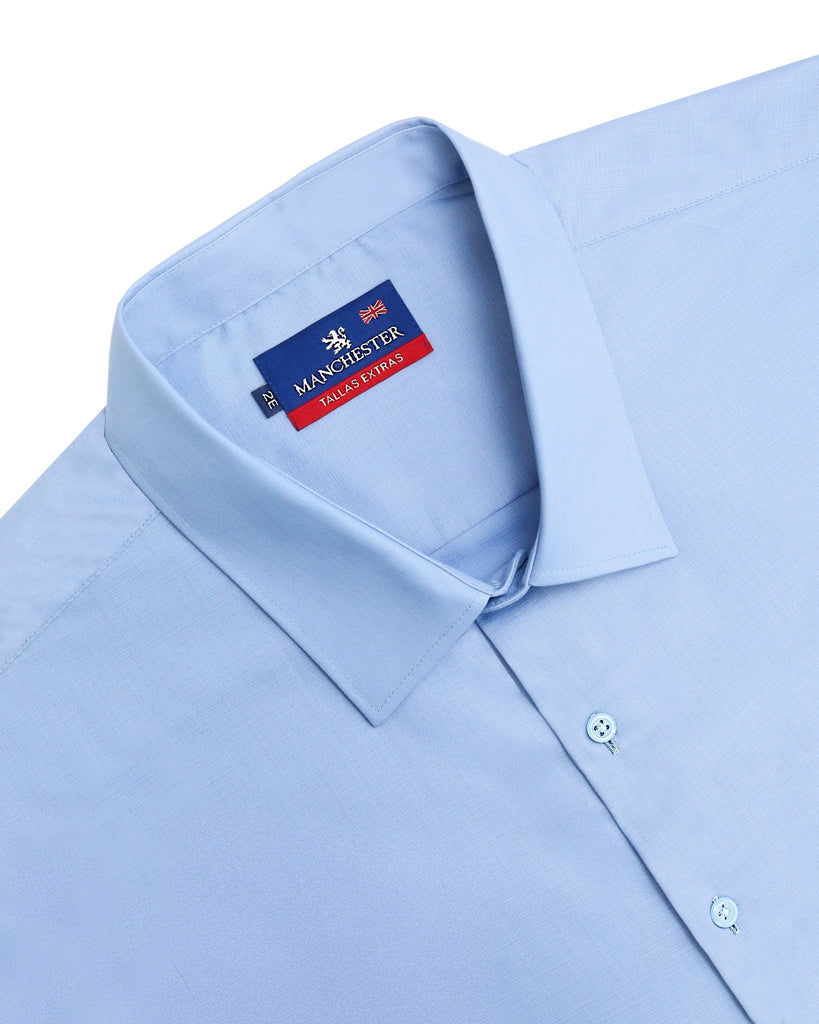 Manchester Camisa Casual Big and Tall Algodón y Poliéster Manga Corta - Manchester