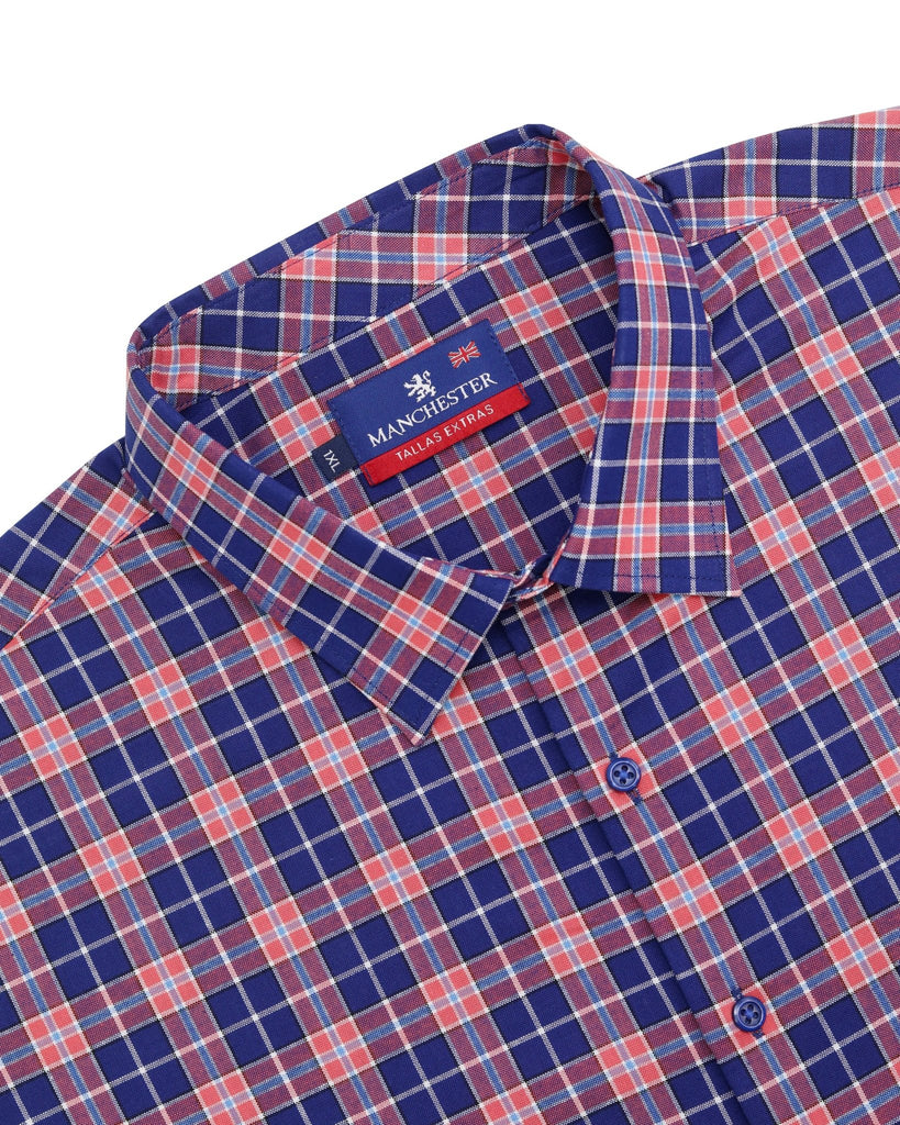 Manchester Camisa Casual Big & Tall 100% Algodón - Manchester