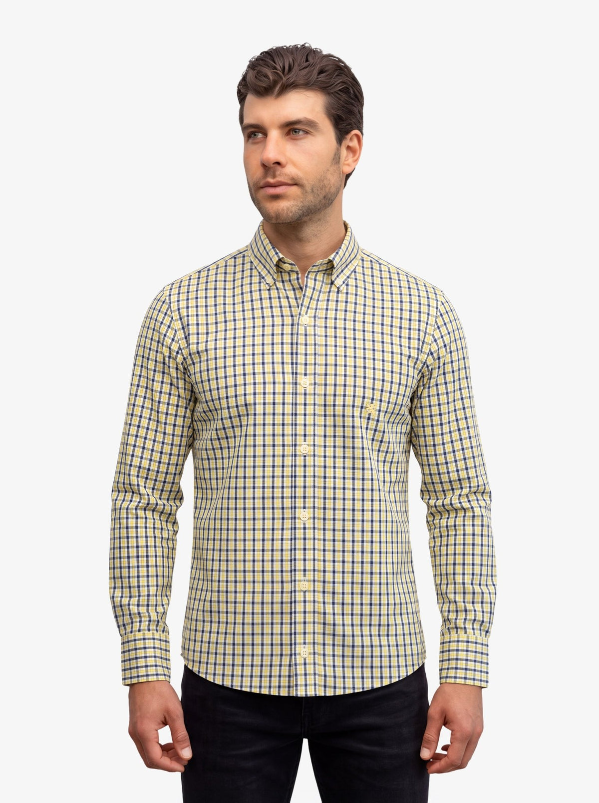 Manchester Camisa Casual Button Down Cuadros - Manchester