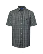 Manchester Camisa Casual Button Down - Manga Corta - Manchester