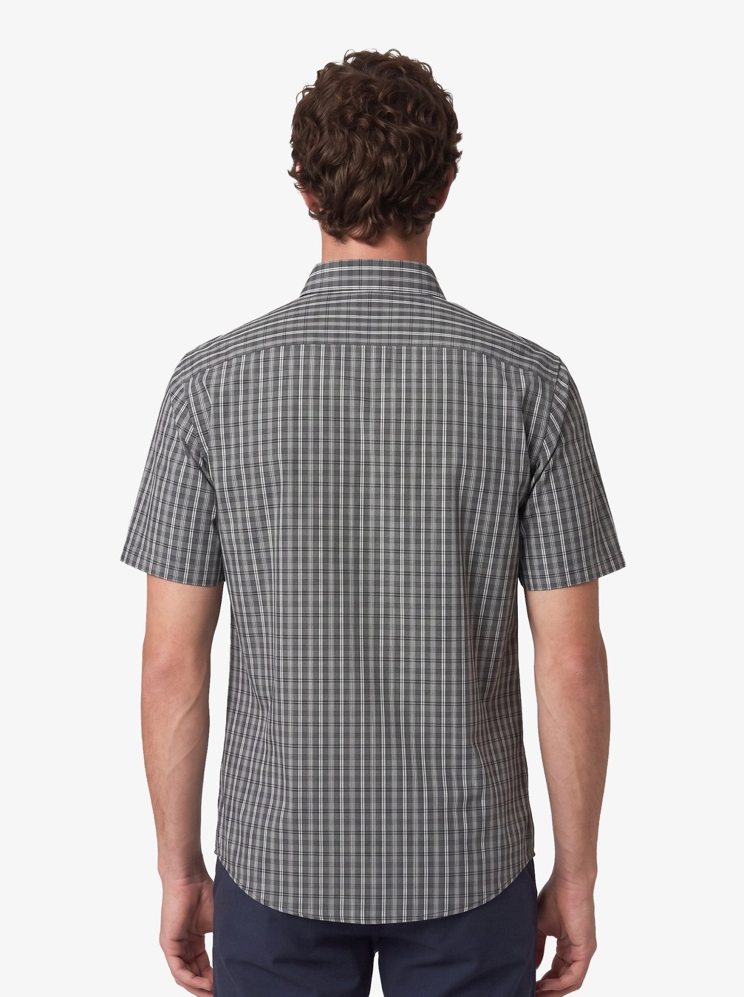 Manchester Camisa Casual Button Down - Manga Corta - Manchester