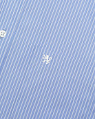 Manchester Camisa Casual Button Down Manga Corta Rayas - Manchester