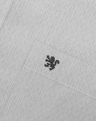 Manchester Camisa Casual Button Down Micro Rayas y Bolsillo Frontal - Manchester