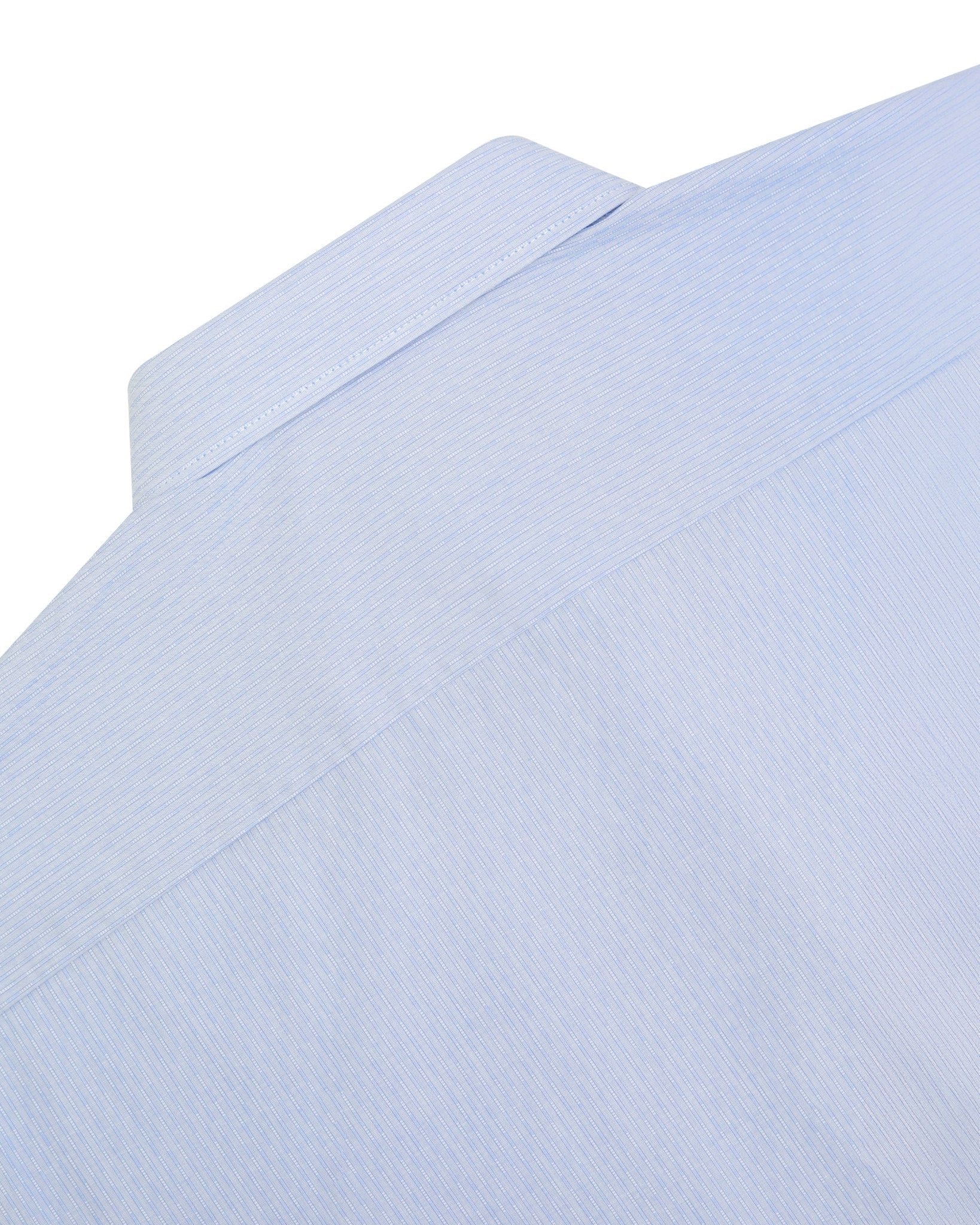 Manchester Camisa Casual Button Down Micro Rayas y Bolsillo Frontal - Manchester