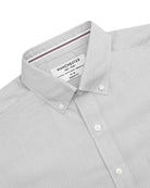 Manchester Camisa Casual Button Down Micro Rayas y Bolsillo Frontal - Manchester