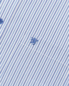 Manchester Camisa Casual Button Down Rayas - Manga Corta - Manchester