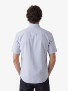 Manchester Camisa Casual Button Down Rayas - Manga Corta - Manchester