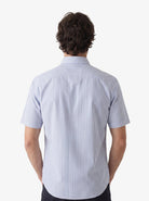 Manchester Camisa Casual Button Down Rayas - Manga Corta - Manchester
